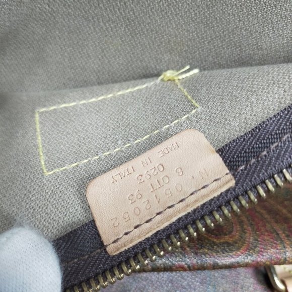 Etro Boston 45 Bag Brown PVC, milano paisly - Picture 9 of 9